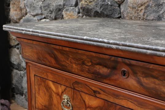 Stunning Louis Philippe Walnut Commode