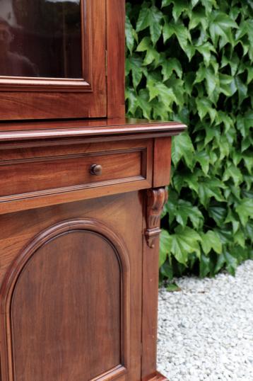 Victorian Mahogany Cupboard & Bookcase 