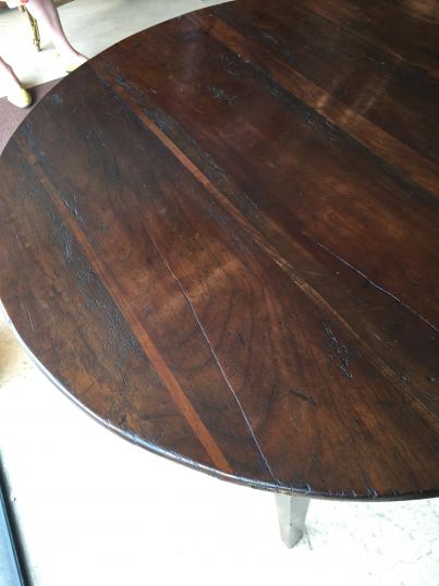 Round Table with Tapered Leg