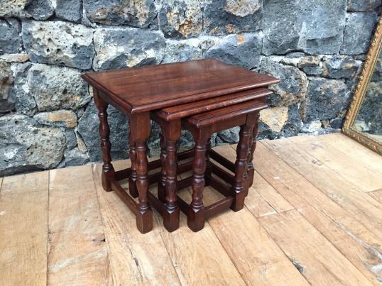 English Oak Nest Tables