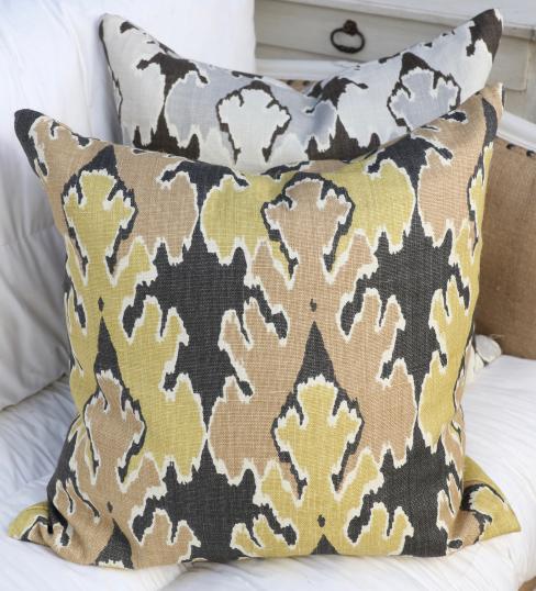 Linen Ikat Cushions