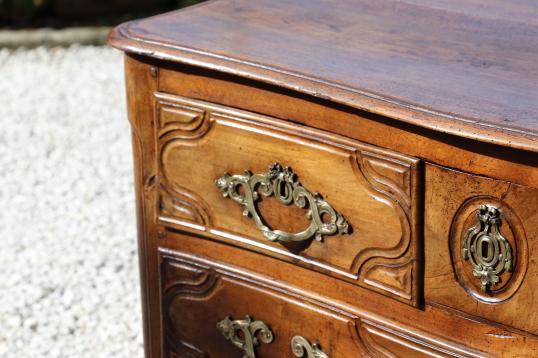 Spectacular Period Walnut Louis XIV Commode