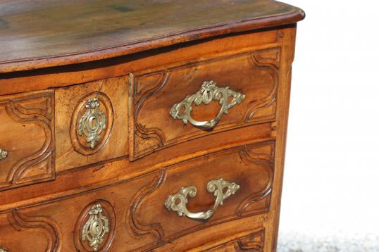 Spectacular Period Walnut Louis XIV Commode