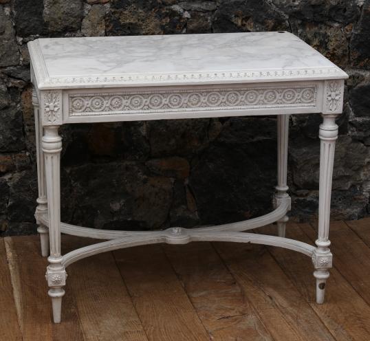 French Console with Marble Top