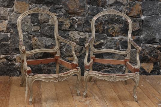 Pair of Louis XV 19th Century Chairs