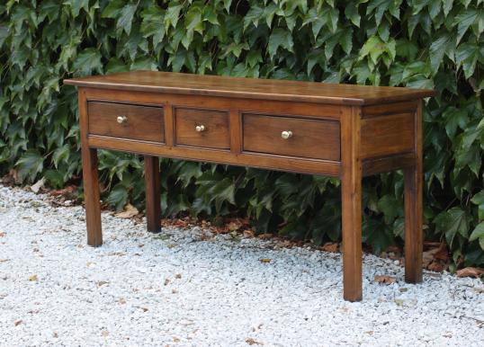 Three Drawer Side Table - French 18th Century