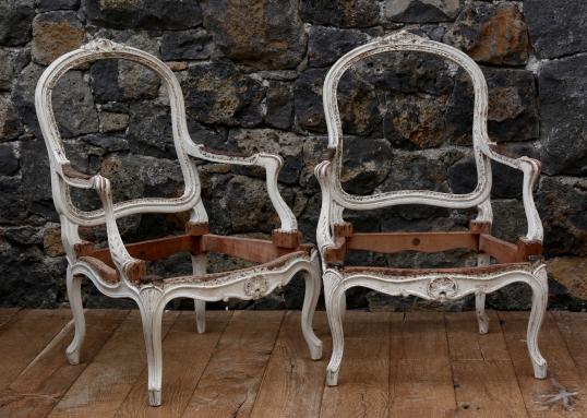 Pair of Louis XV Armchairs