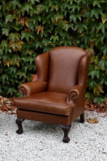 Leather Wing Chairs