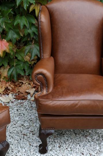 Leather Wing Chairs