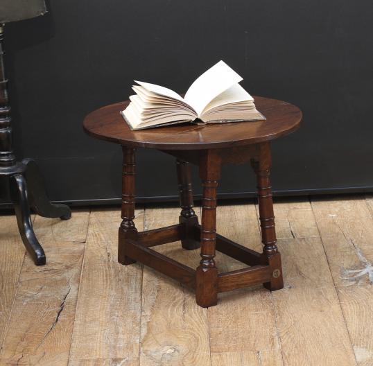 Drop Sided English Oak Stool