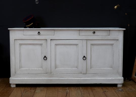 Louis Philippe Three Door Painted Dresser Base