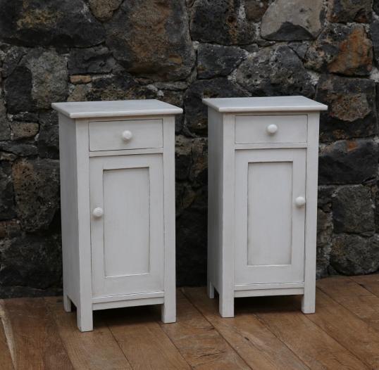Pair of Painted Swedish Bedsides