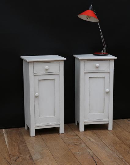 Pair of Painted Swedish Bedsides