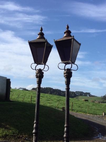 A pair of 19th Century Lamp Posts 