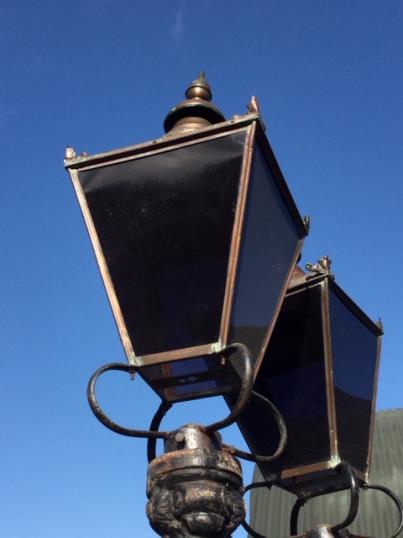 A pair of 19th Century Lamp Posts 