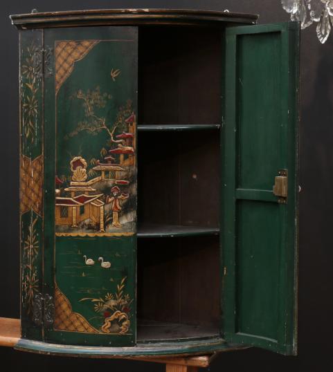 Chinese Chippendale Corner Cabinet