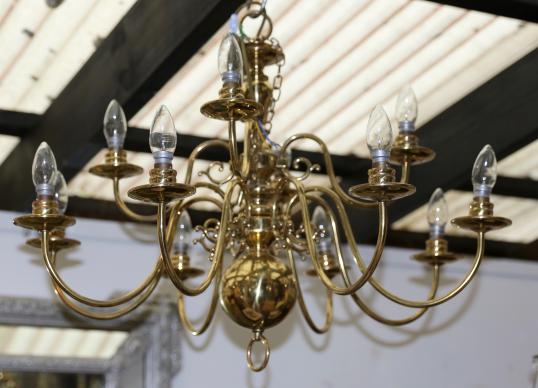 Brass Chandelier