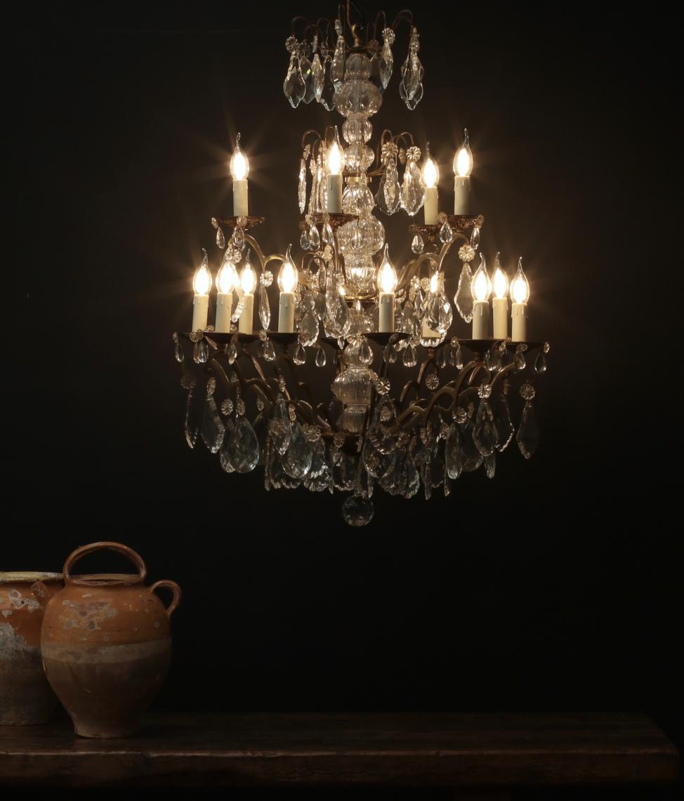 Two Tiered French Chandelier