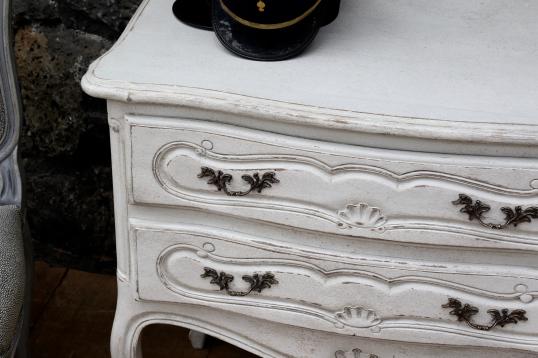 Small 2 Drawer Side Table or Commode 