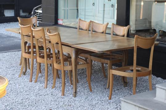 Pale French Parquet Table