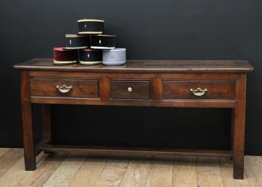 Three Drawer Side Table