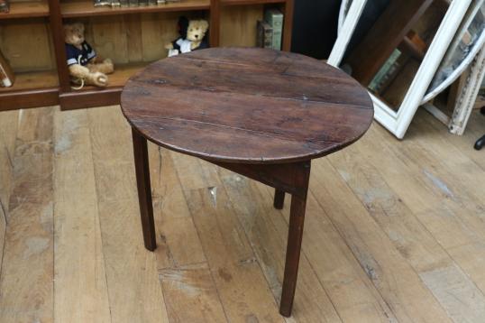 French Chestnut Cricket Table