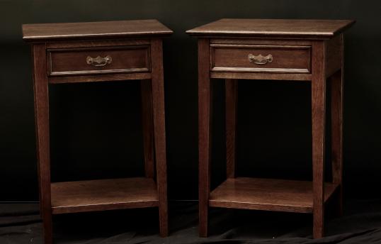 Pair of Bedside Cabinets - Oak