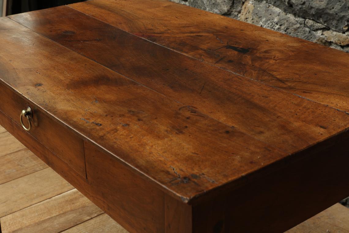 One Drawer Chestnut Side Table