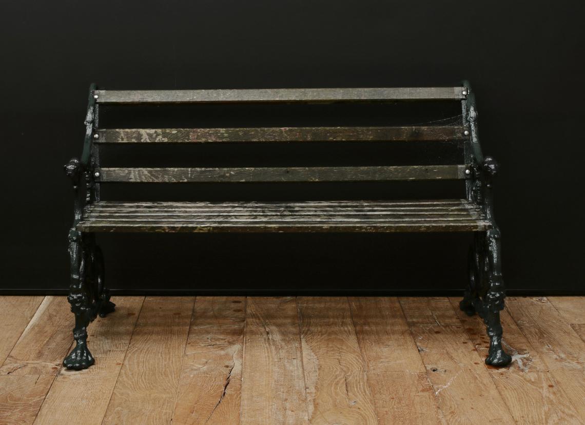 Stunning English Cast Iron Coalbrookdale Benchs and Table