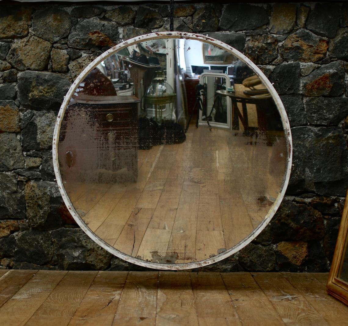 Large 19th Century Convex Mirror