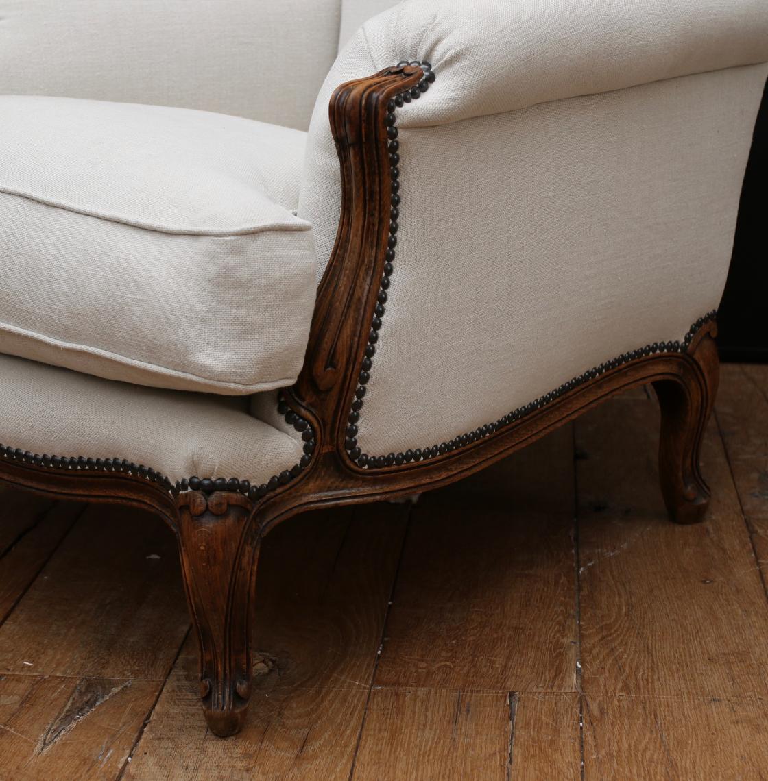 Louis XV Studded Armchair