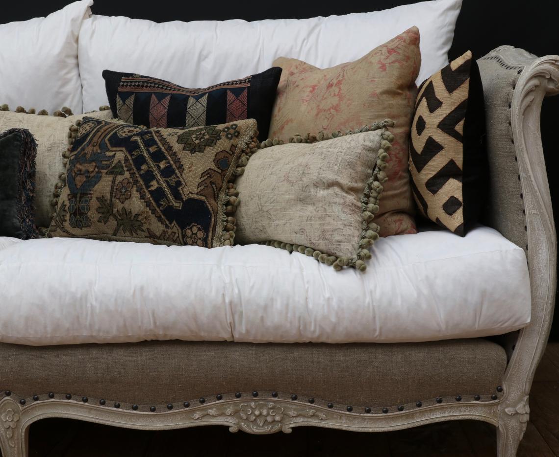 Gorgeous Cushions Made from Vintage / Antique Fabrics / Fragments