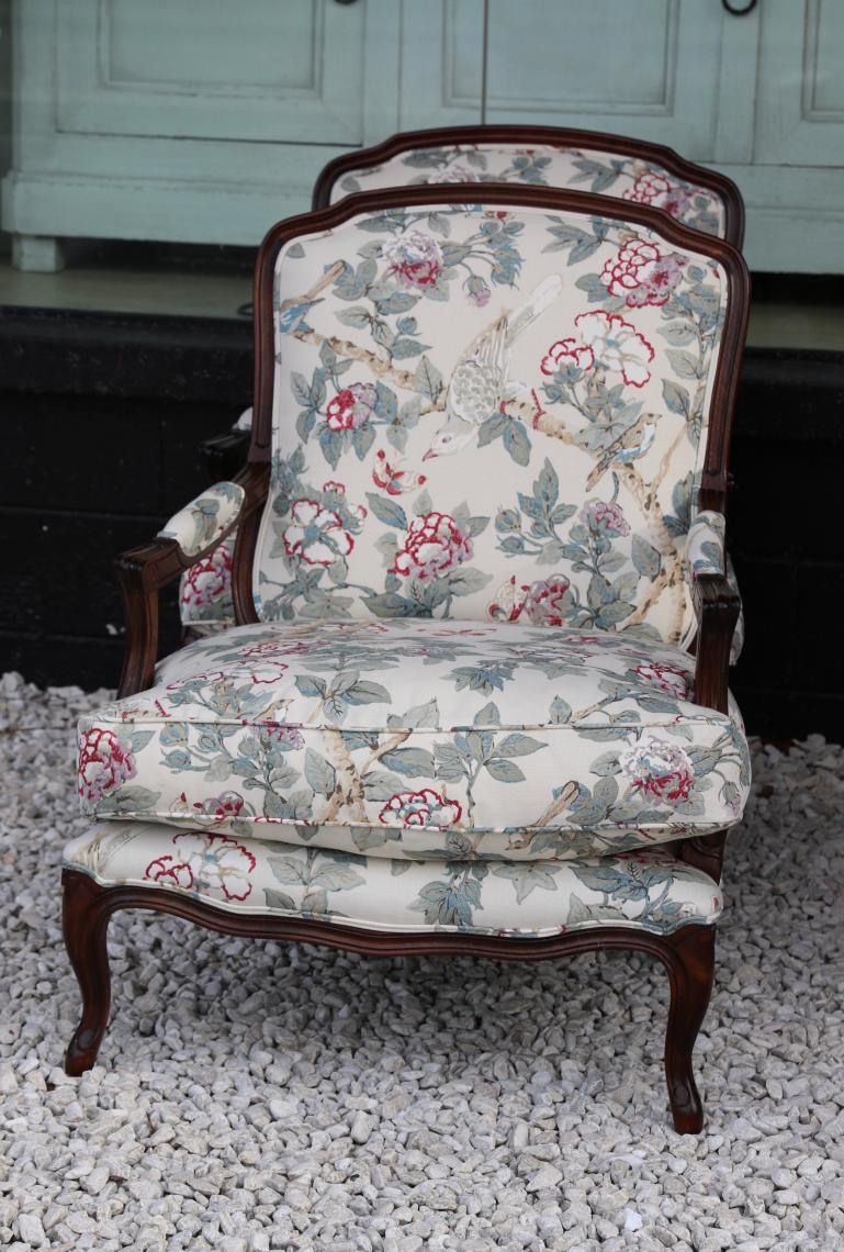 Louis XV Style Open Armchair