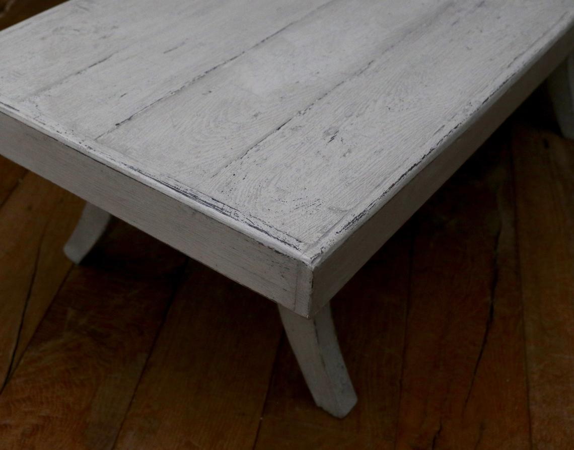 Swedish Gustavian Grey Coffee Table