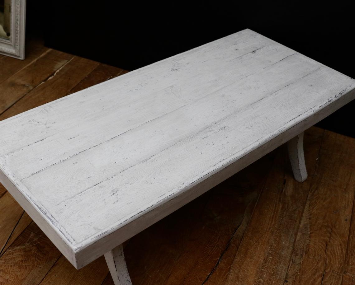 Swedish Gustavian Grey Coffee Table