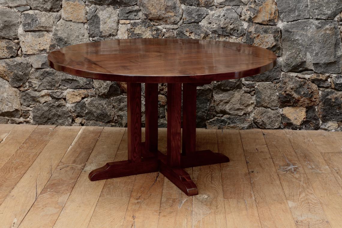 Recently Commissioned Walnut Refectory Style Table 