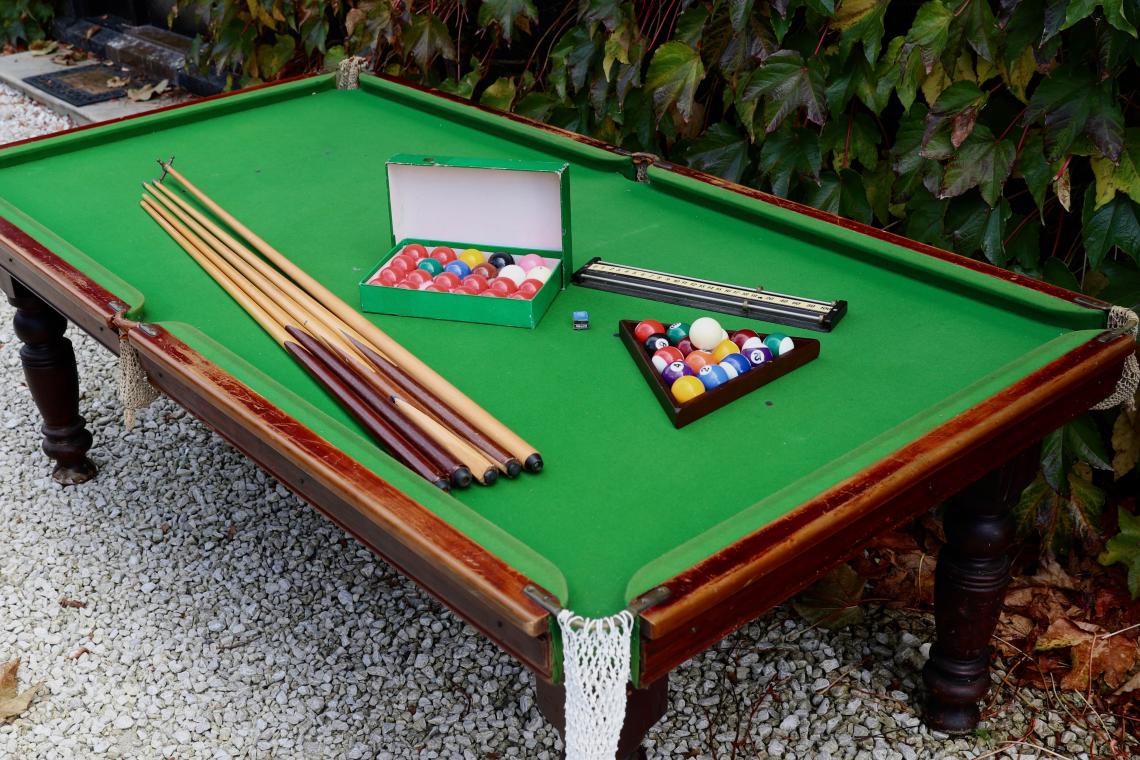 Victorian Snooker Table 