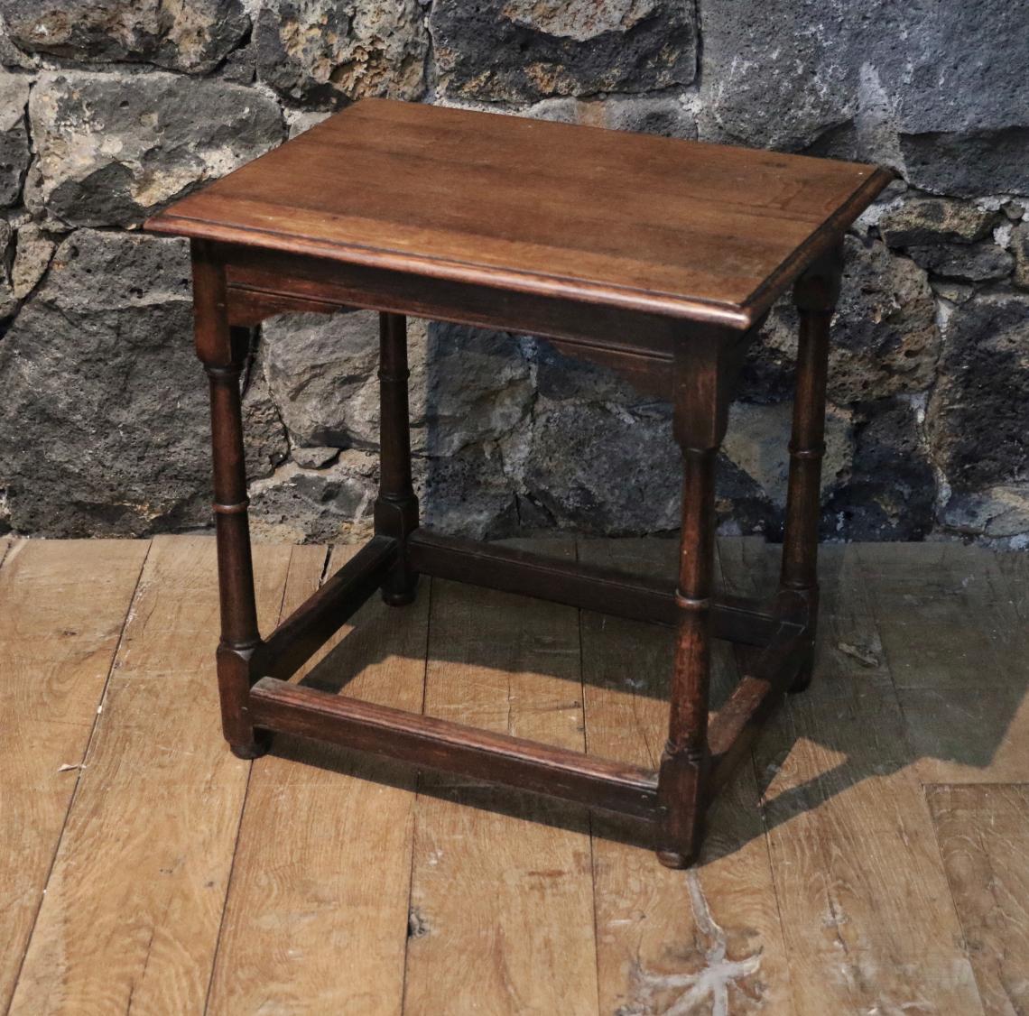 Georgian Oak Jointed Stool