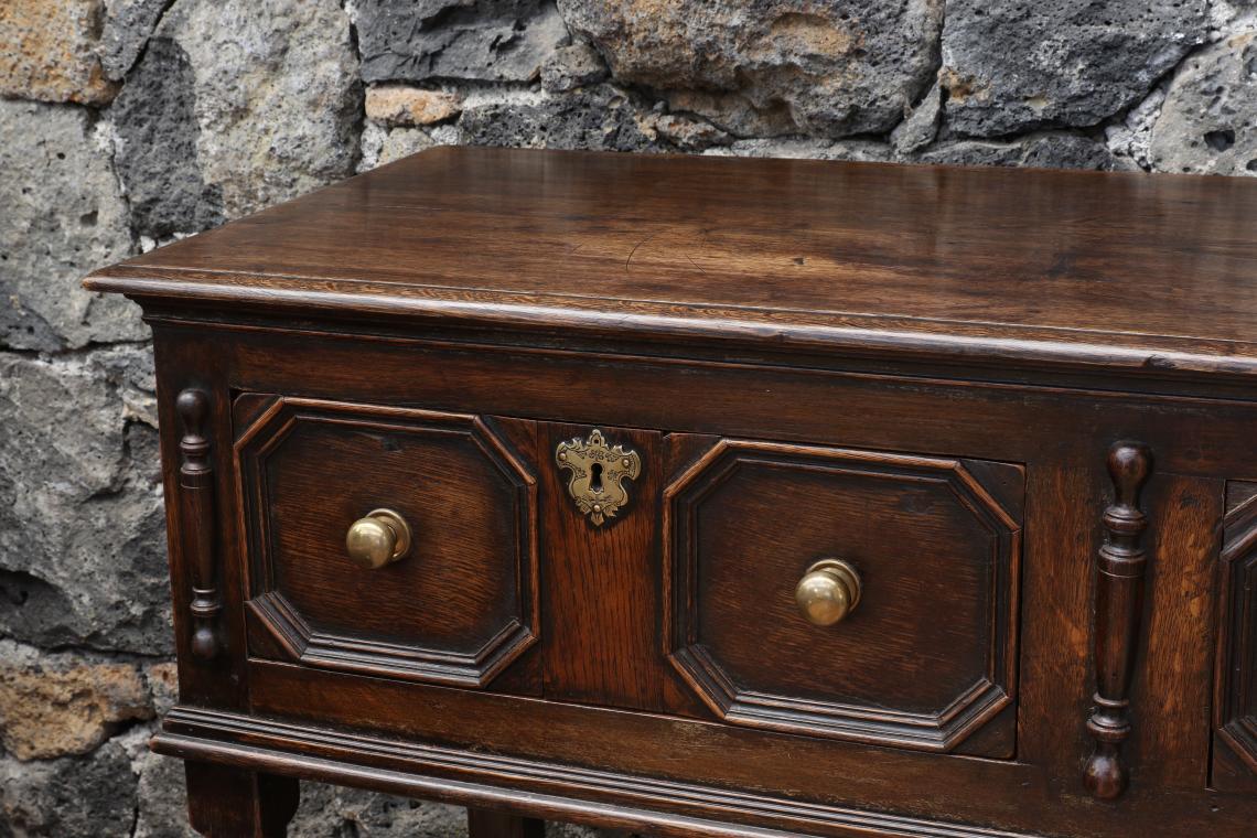 English Jacobean Side Table 