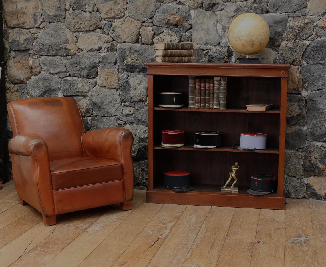 English Walnut Bookcase 