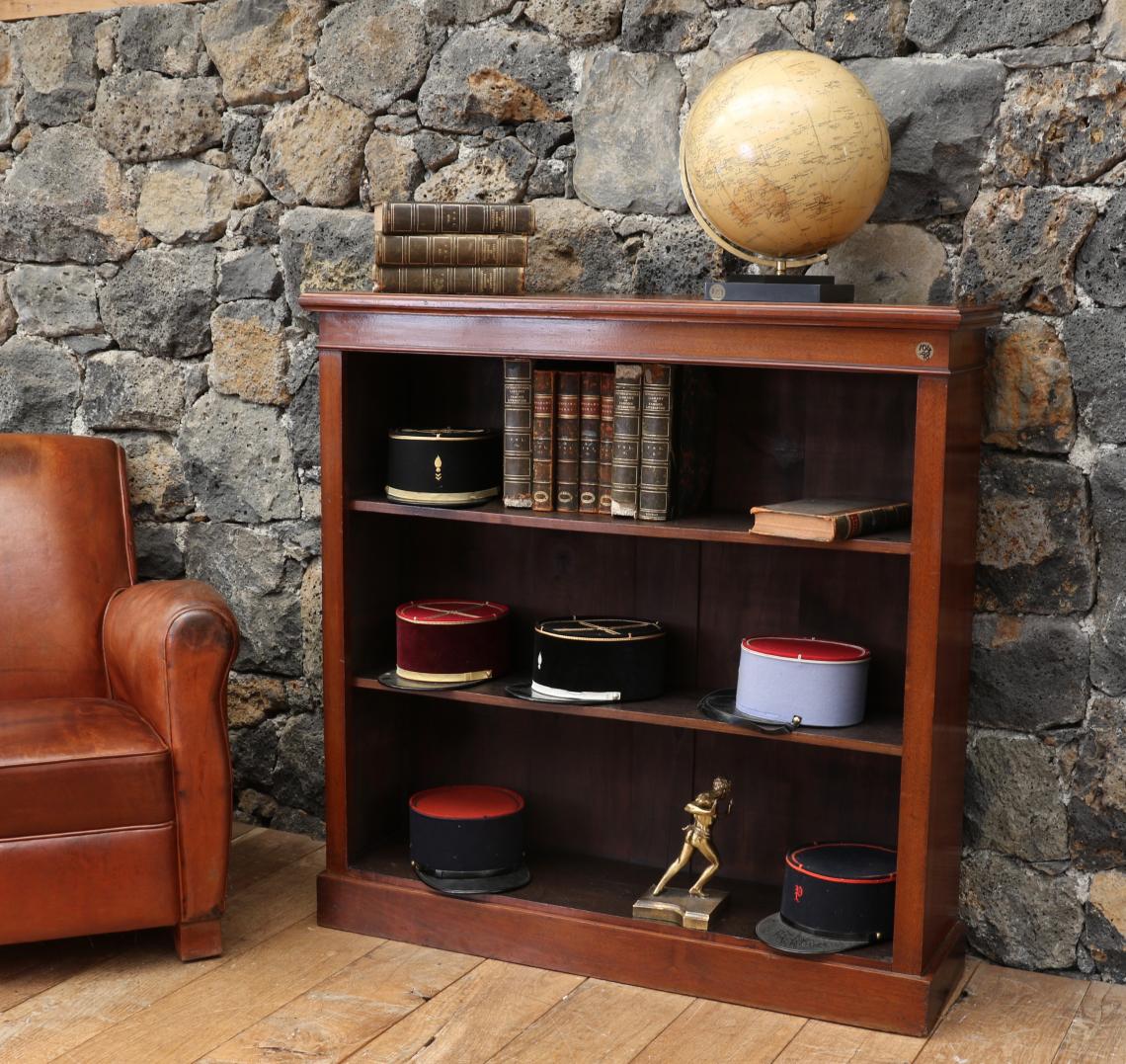 English Walnut Bookcase 