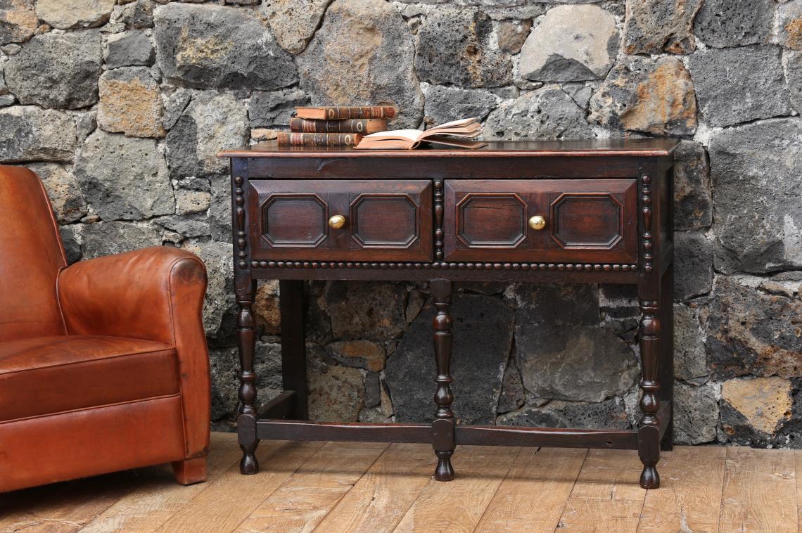 Jacobean Oak Side Table