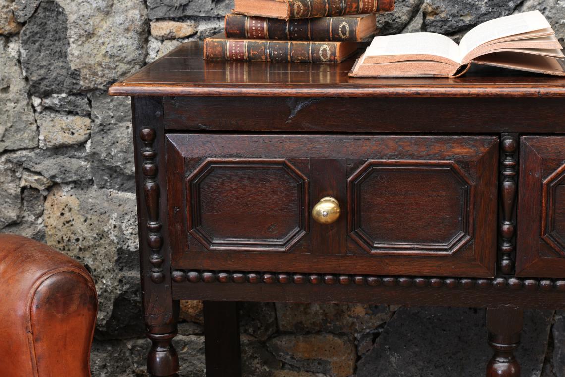 Jacobean Oak Side Table