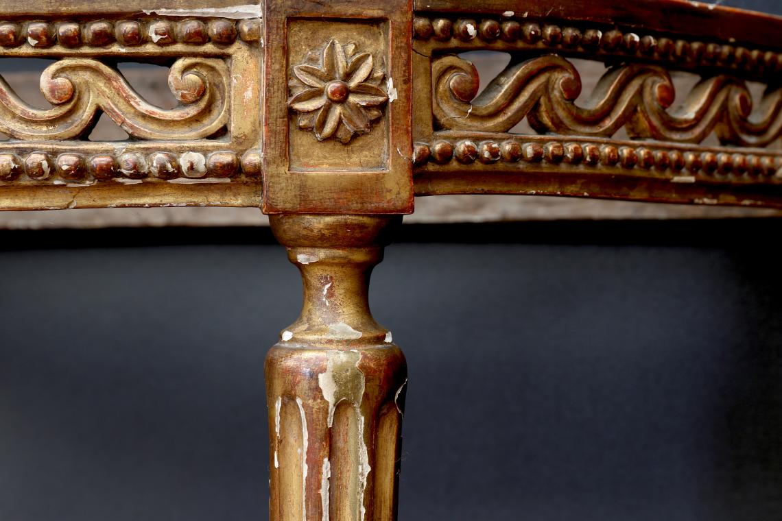 Half Round Gilt Console - AWAITING RESTORATION