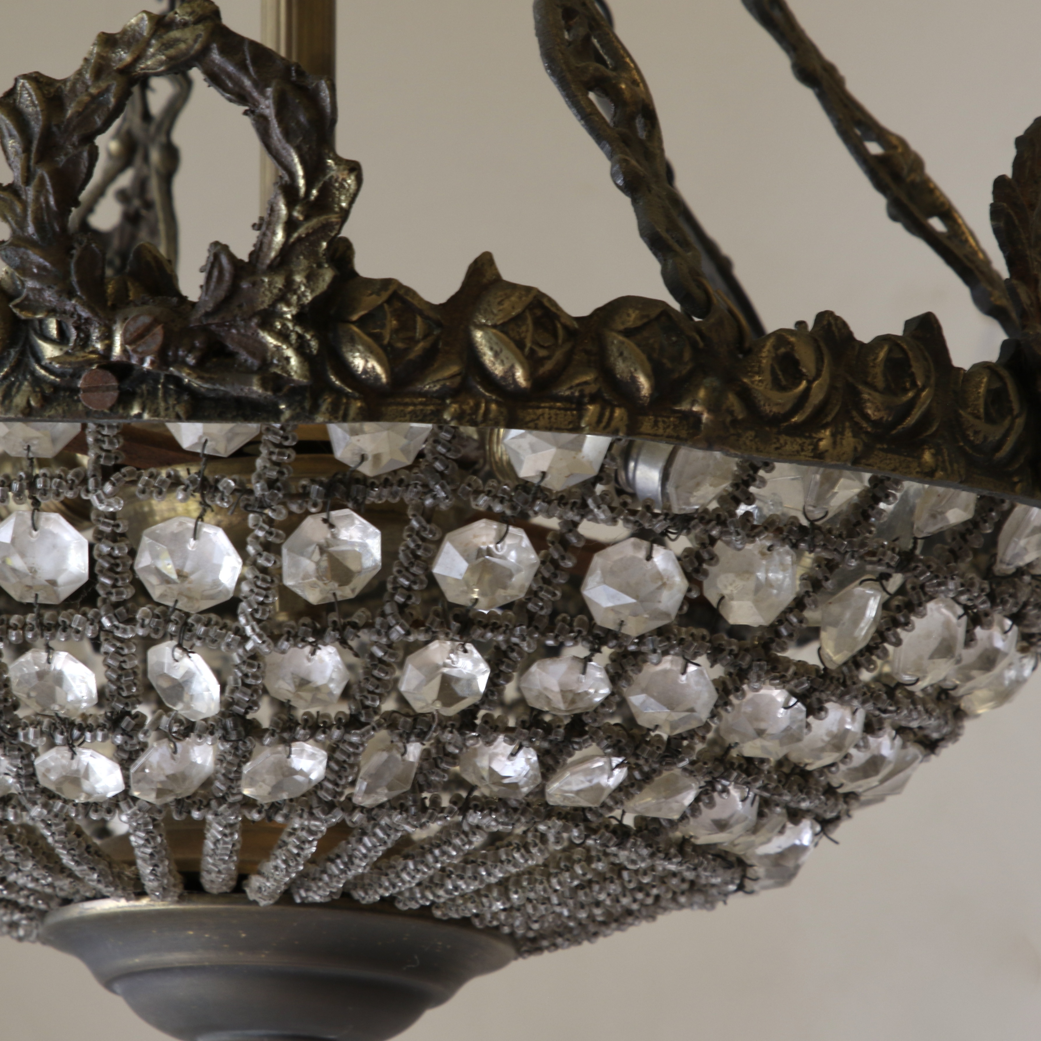 Small Basket Chandelier 