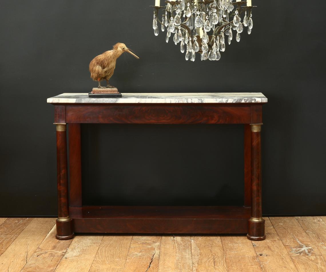 French Empire Console or Petticoat Table