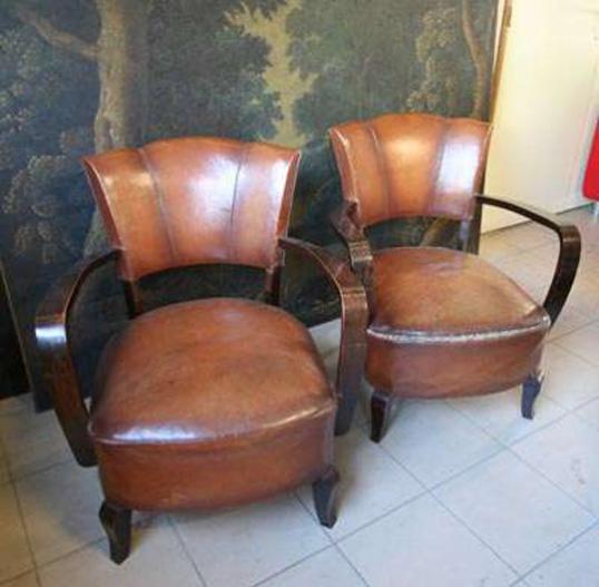 Art Deco French Chairs