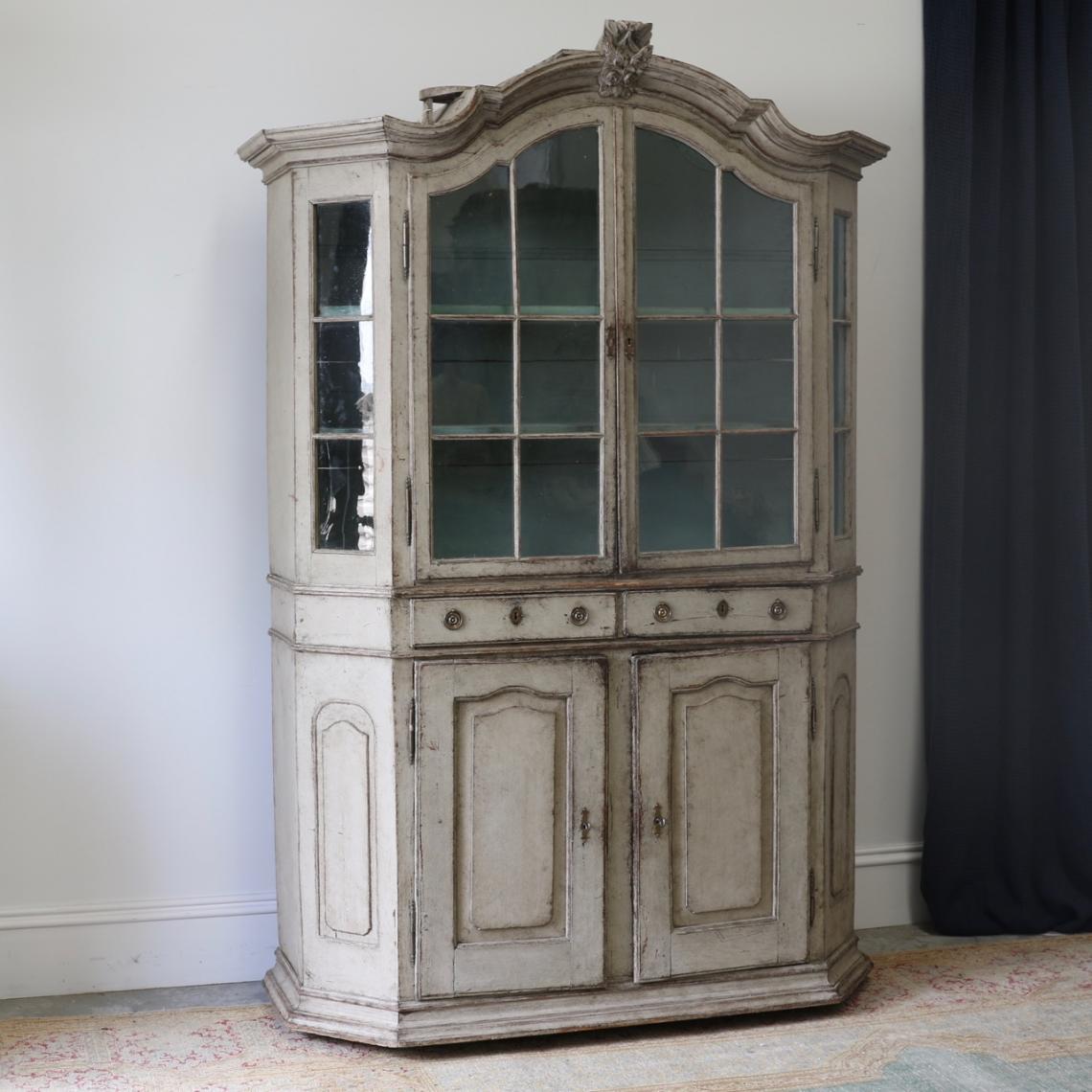 18th Century Gustavian Cupboard or Vitrine