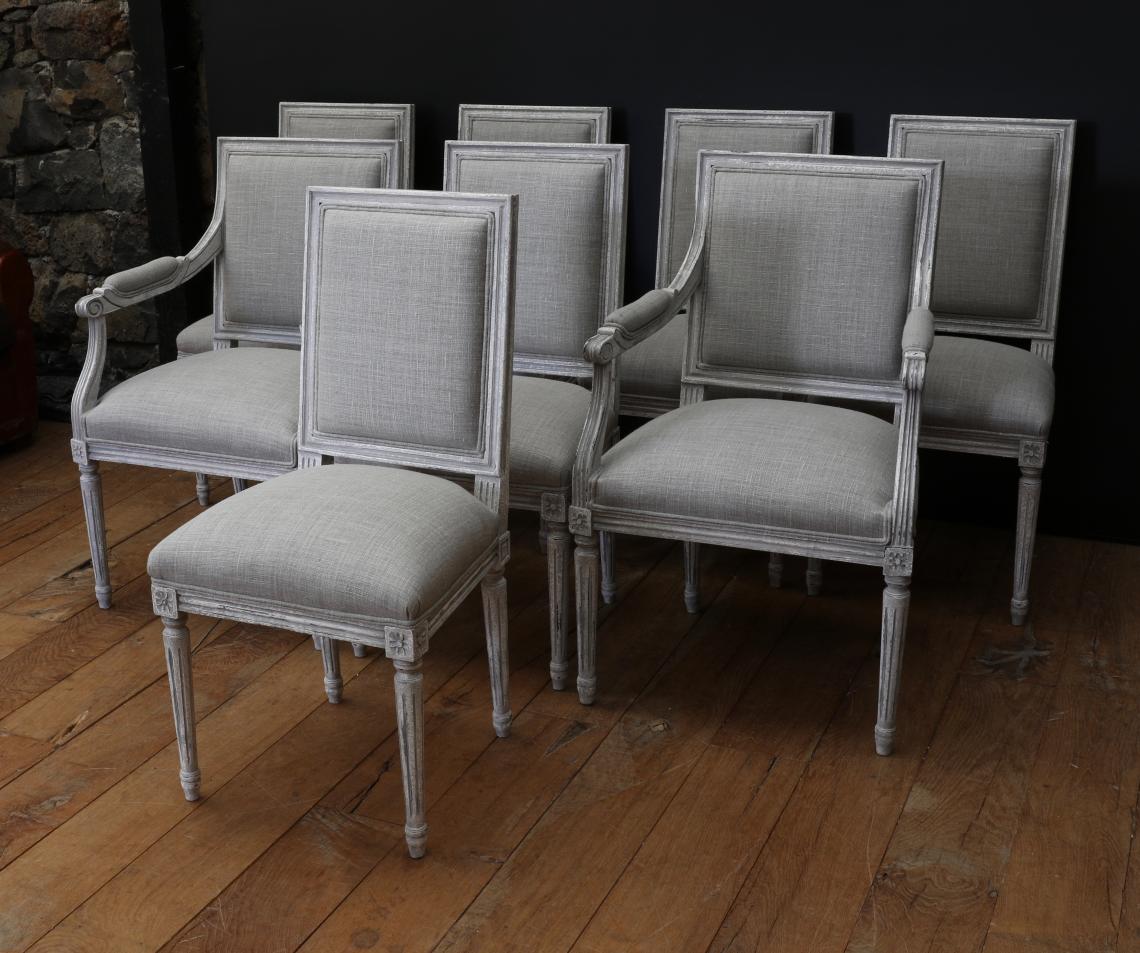 Louis XVI Style French Dining Chairs