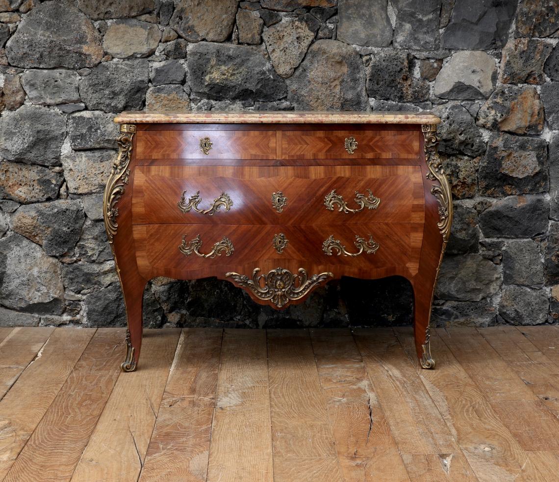 French 19th Century Bombe Commode